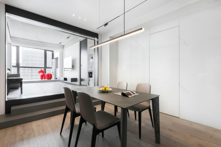 魔都 110㎡简约美宅,三代五口共享 FF 空间设计-43