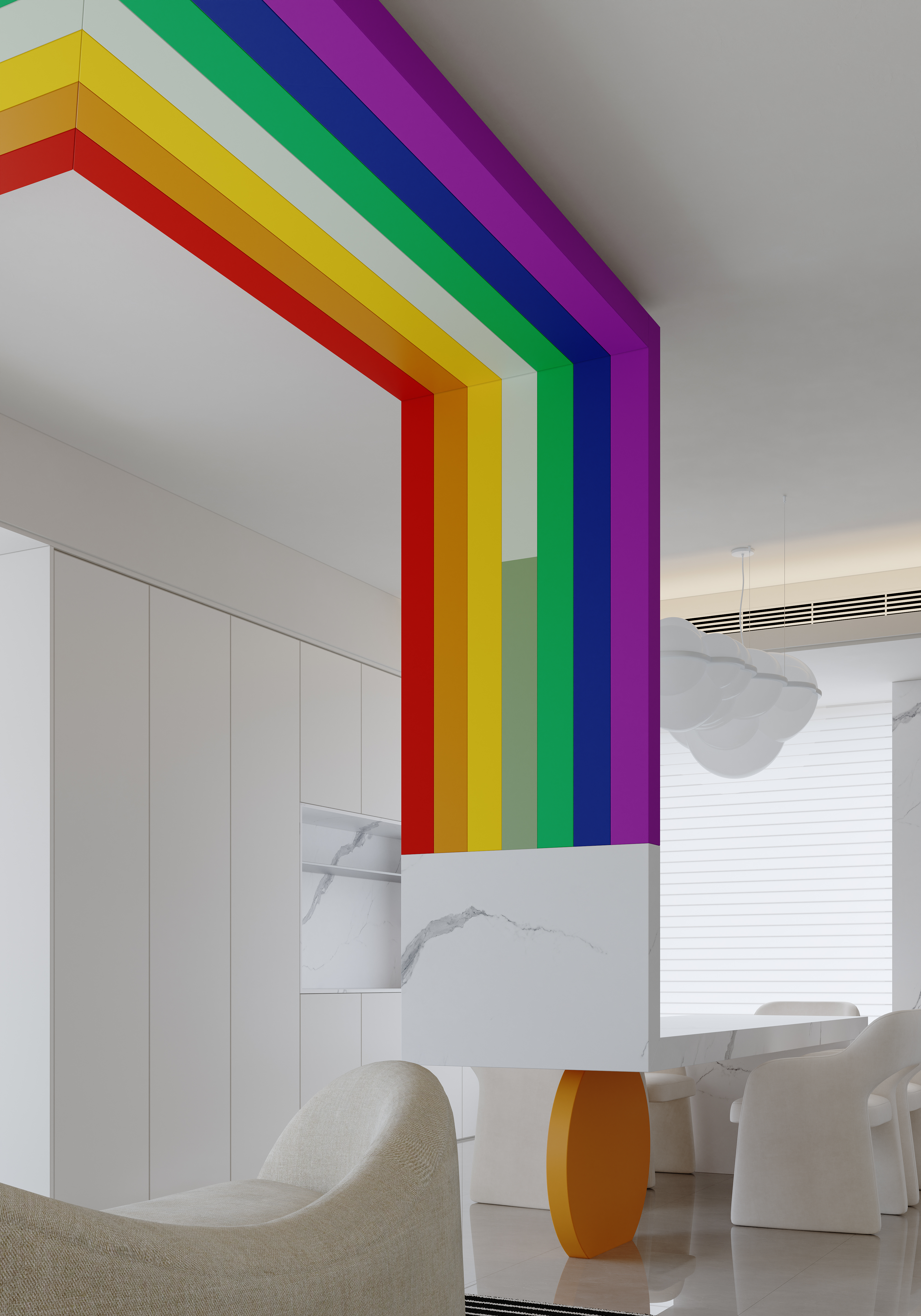 色彩缤纷的客厅-8