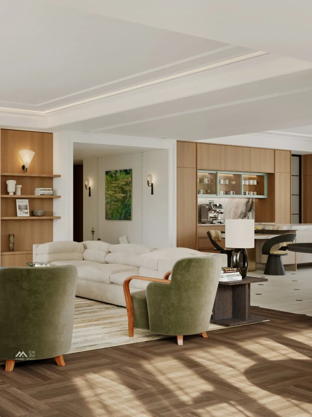 深圳400㎡大平层设计丨中国深圳丨HOMBLE红柏设计-0