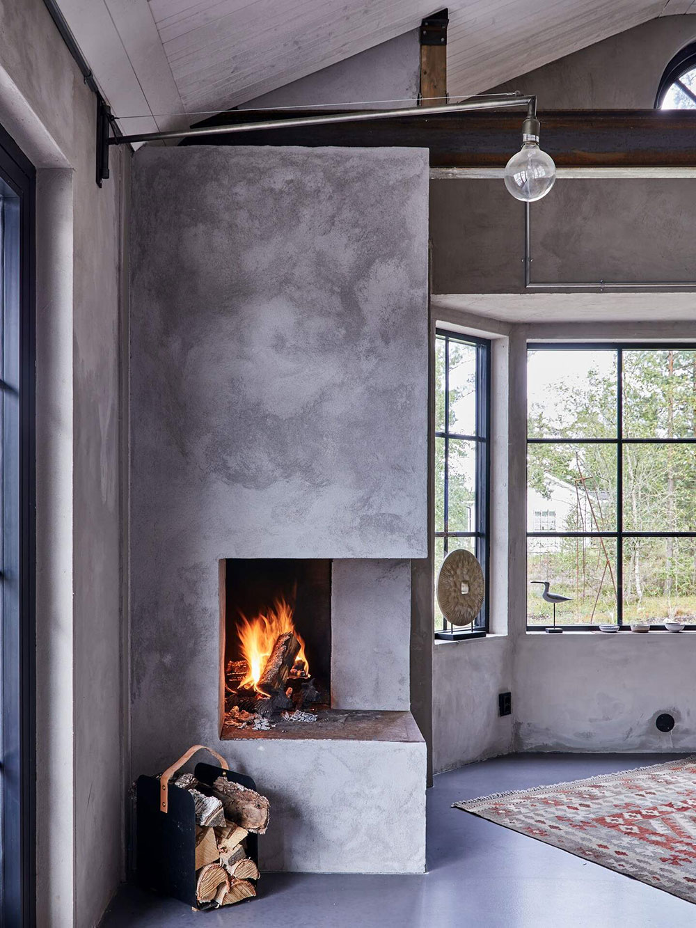 瑞典工业风格乡村别墅改造-8