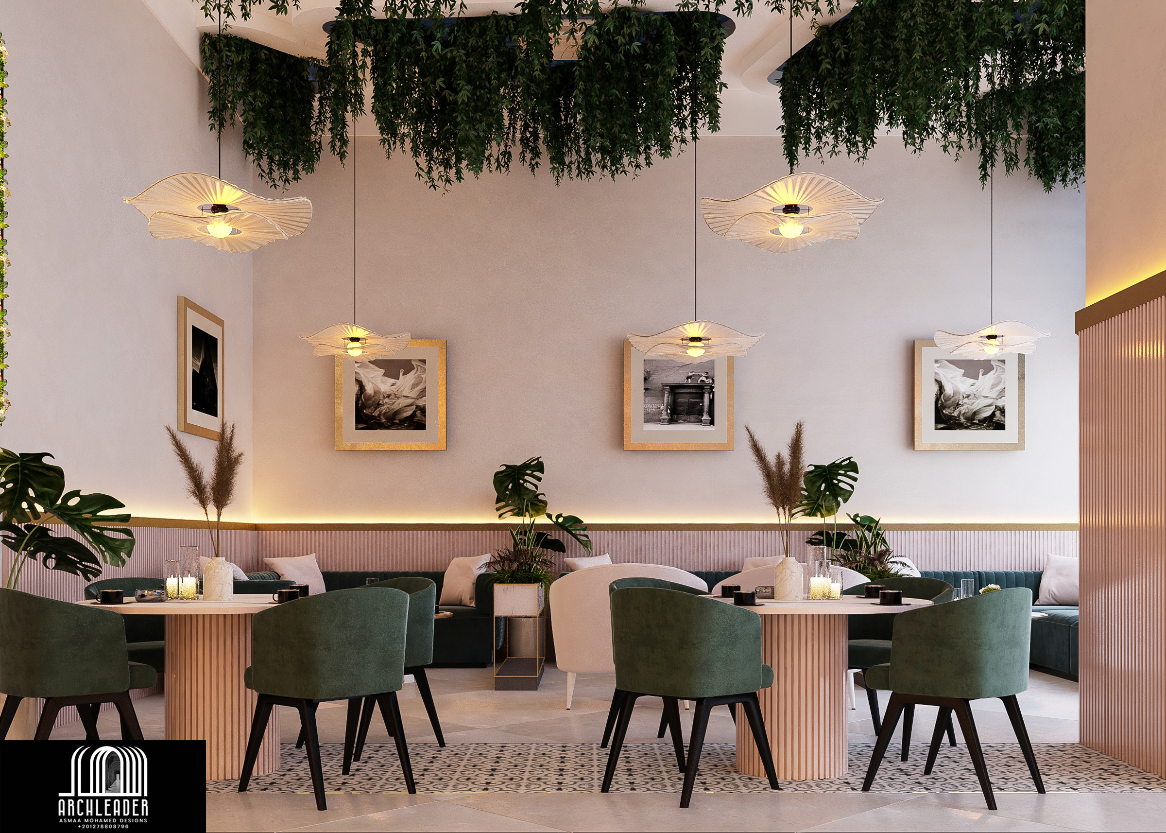 Bon Vein Café ..My Interior & Roof Design in Kuwait-5