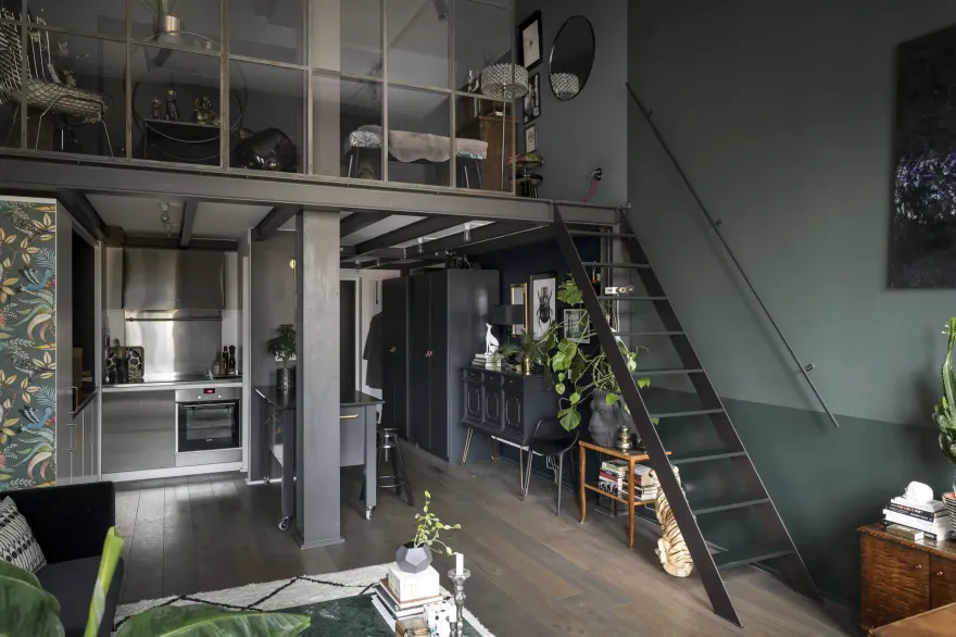 工业风 loft | 旧时皮革厂的现代重生-10