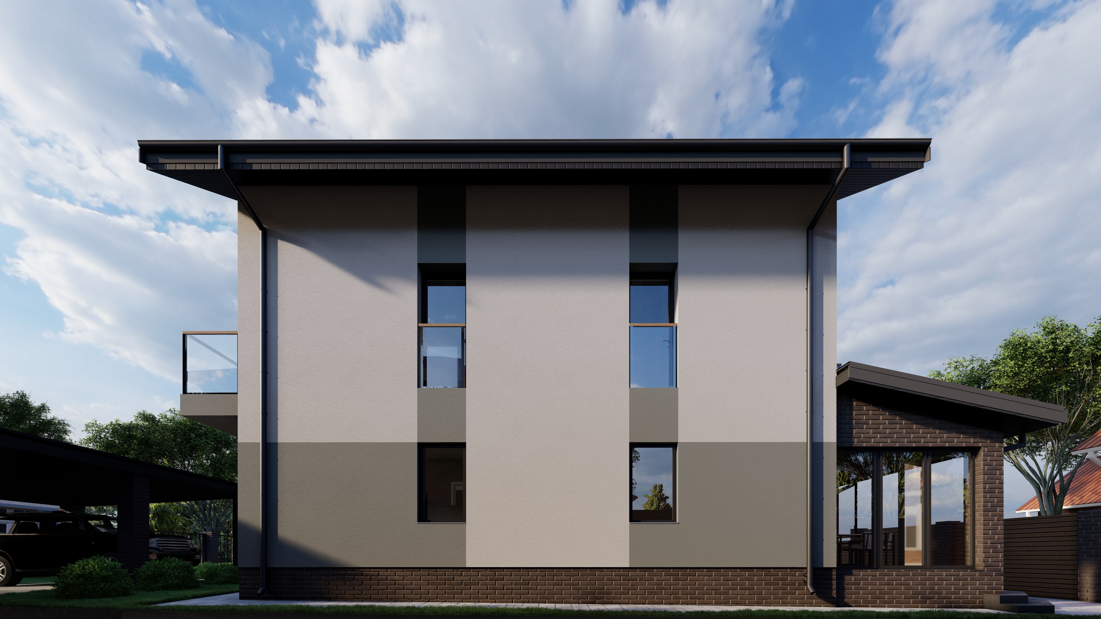 Двухэтажный коттедж на 9 просеке-2