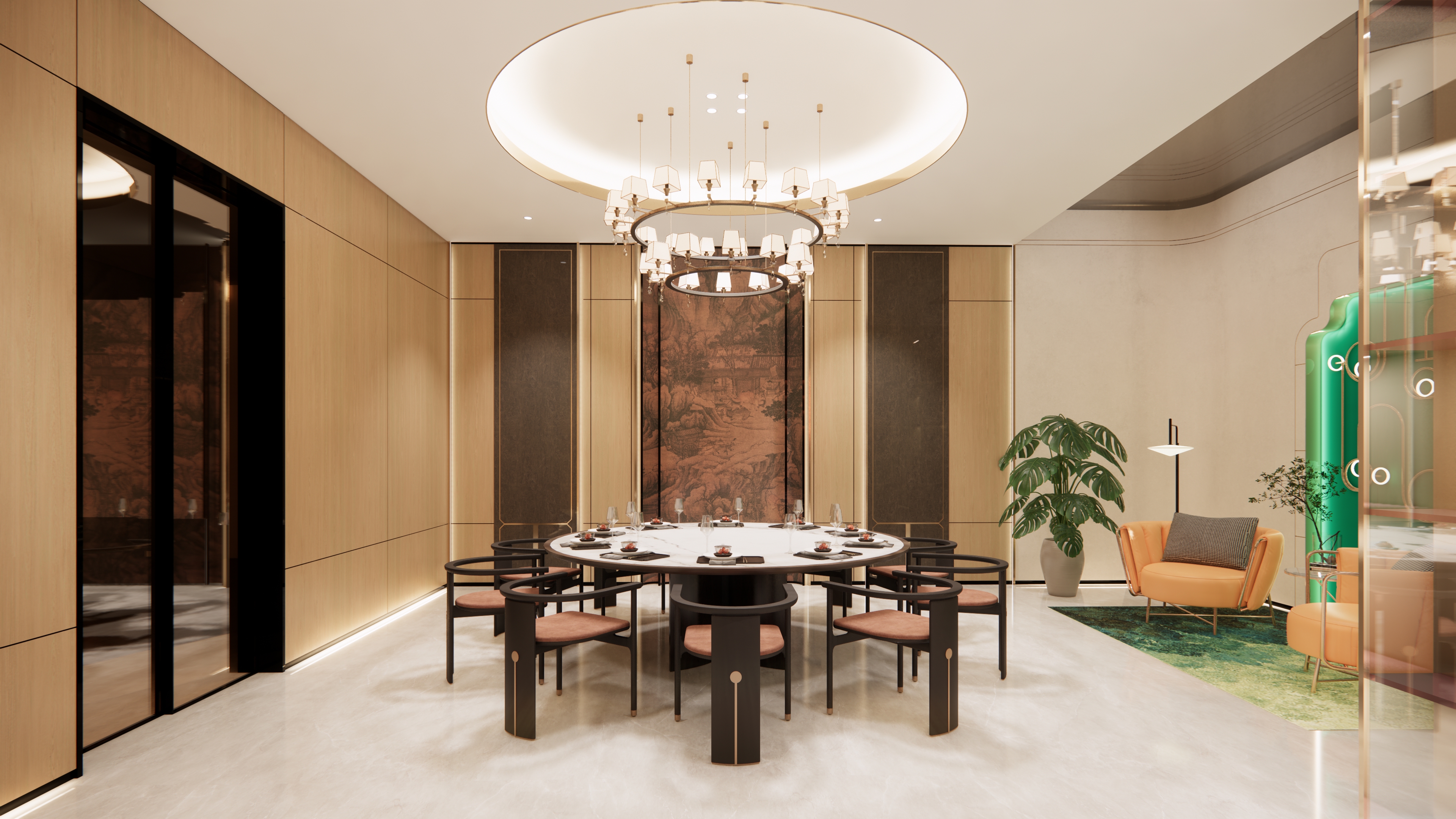 石湖湾现代中式别墅-3