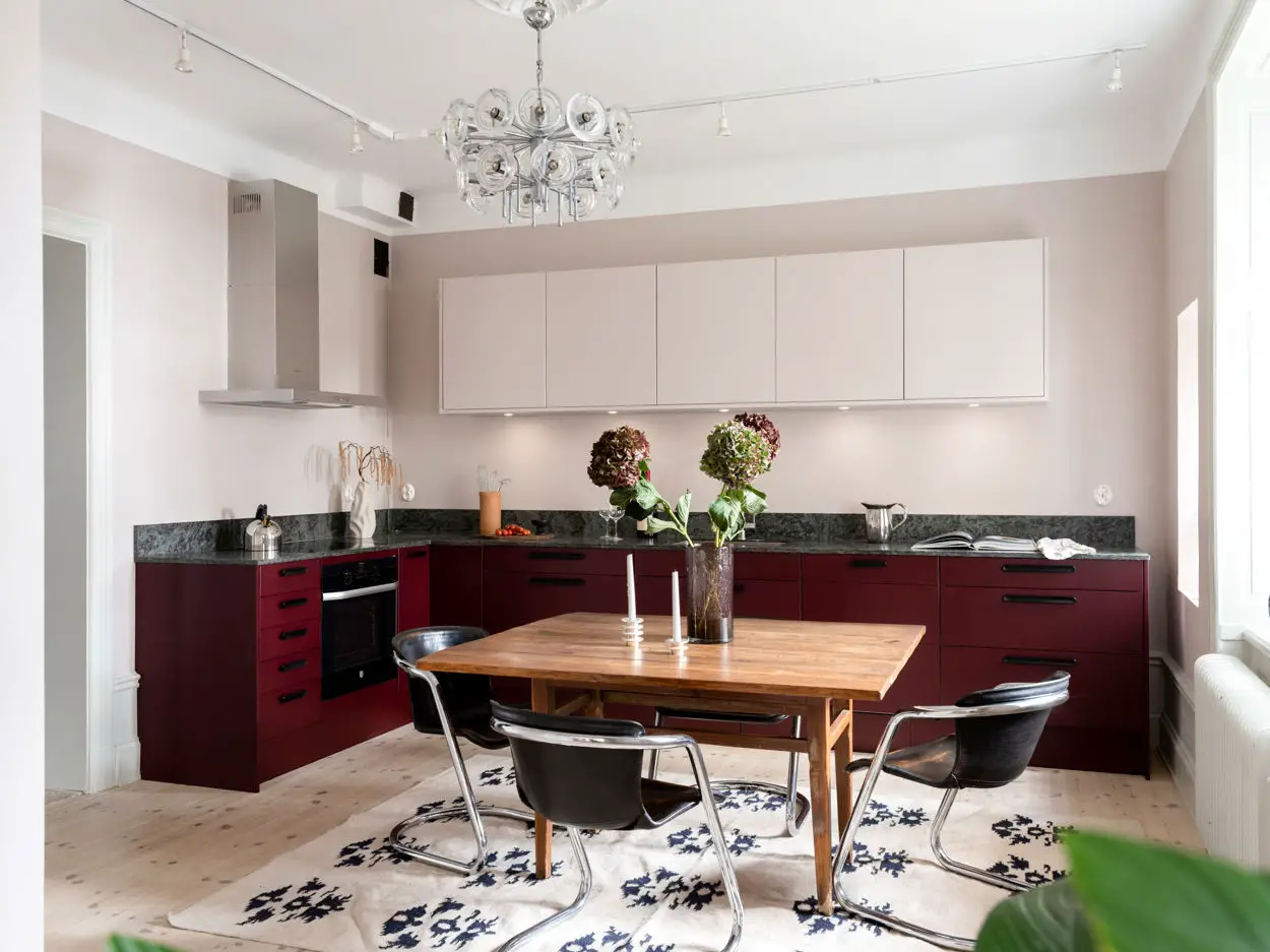 斯德哥尔摩经典家庭公寓 | 色彩斑斓的复古风情-6