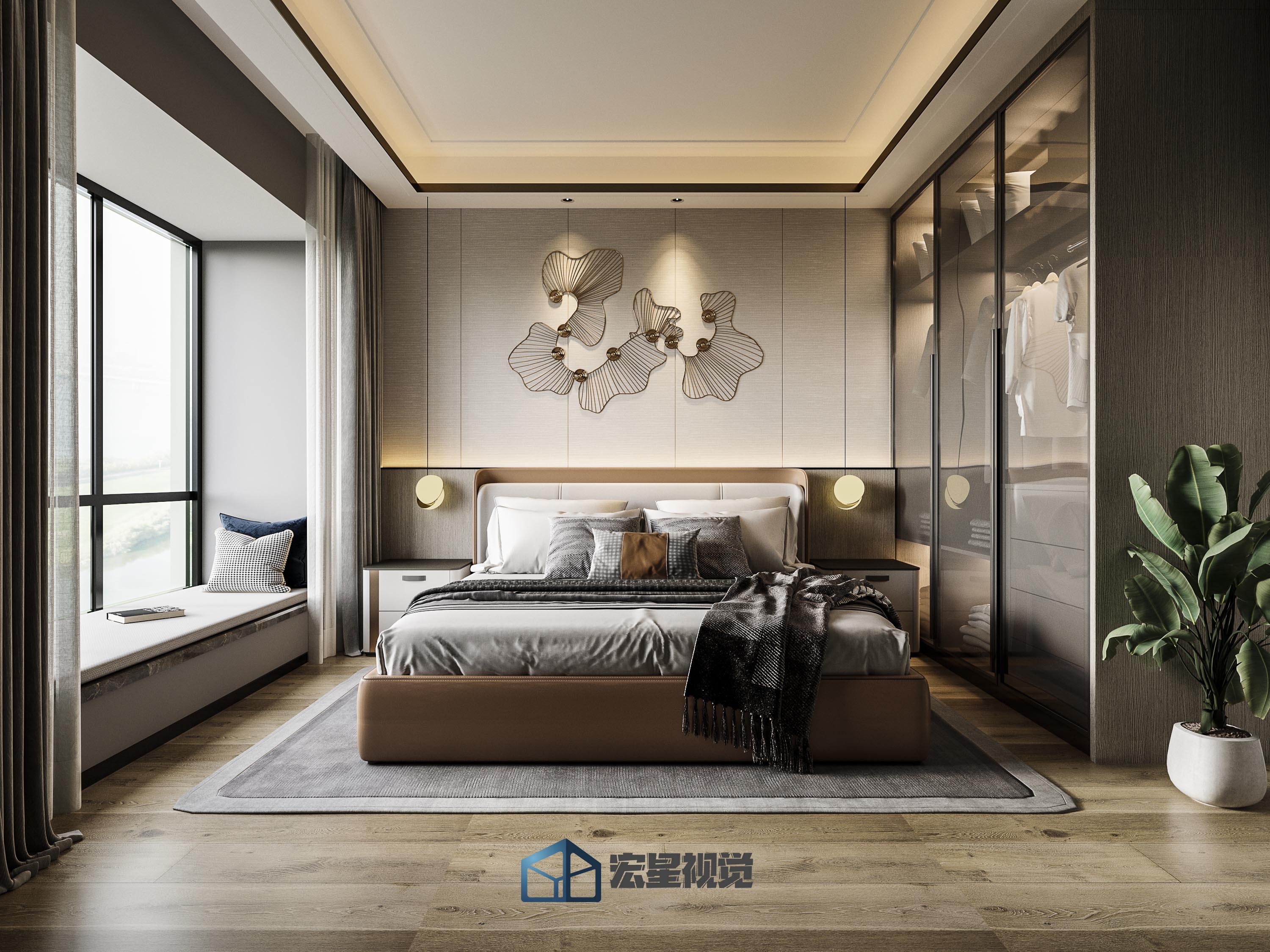 宏星视觉打造现代简约家居空间-4