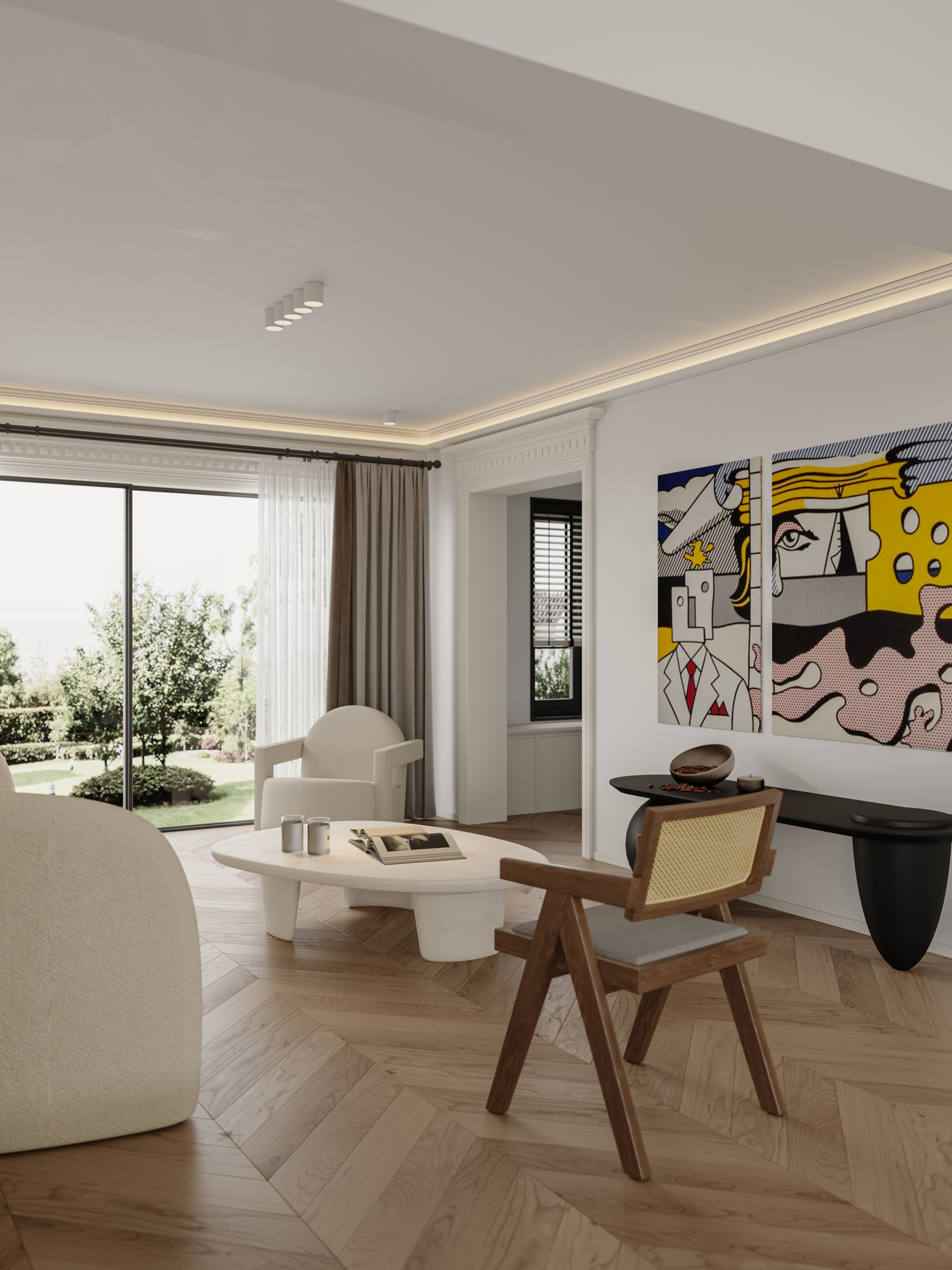 绘感视觉设计——法式别墅设计案例-1