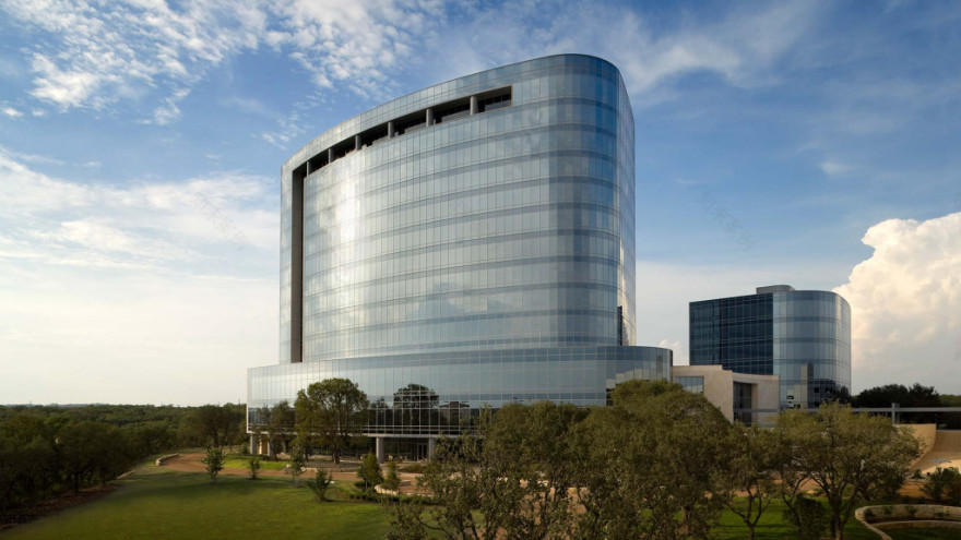 德州石化巨头 Tesoro 新总部,曲线设计展现自然风光-2