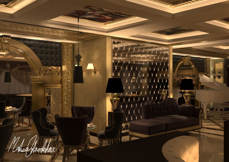 2015 年建成的 VIP 咖啡店，室内设计别具一格-2