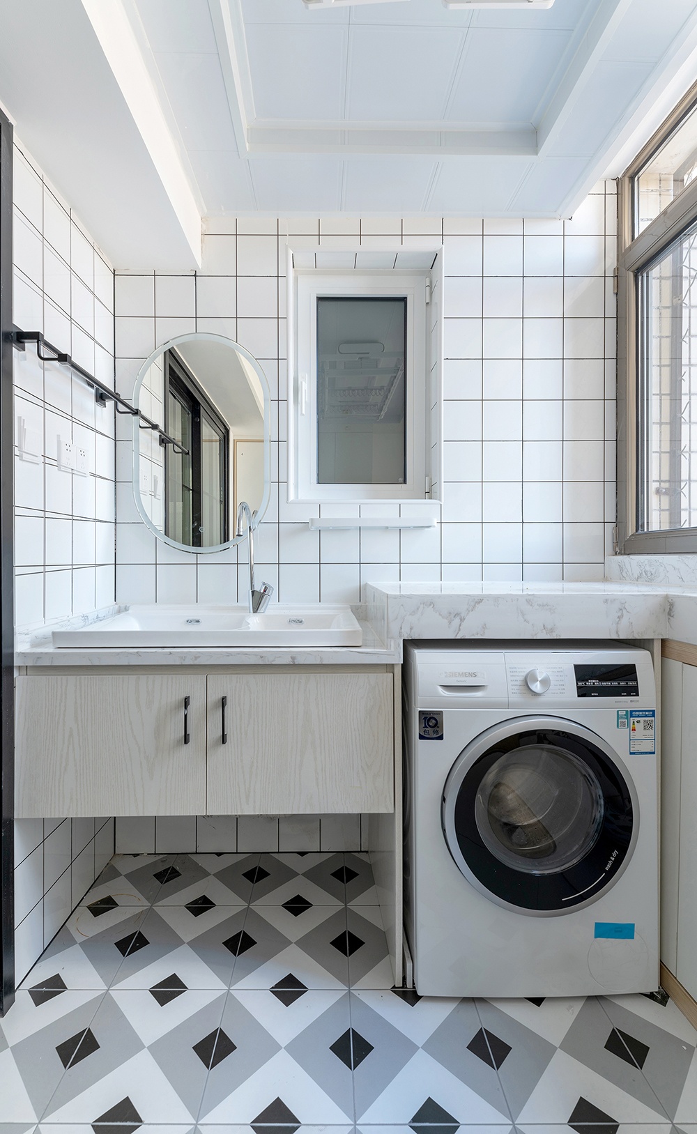 「久栖设计」两居改三居轻松满足三代人，还能多出个洗衣间-11