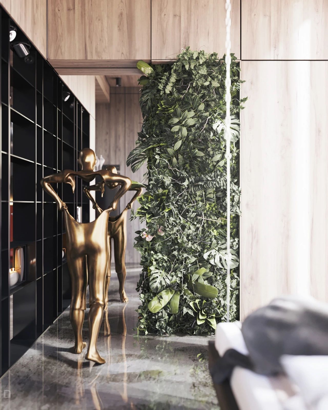 现代简约玄关设计-9