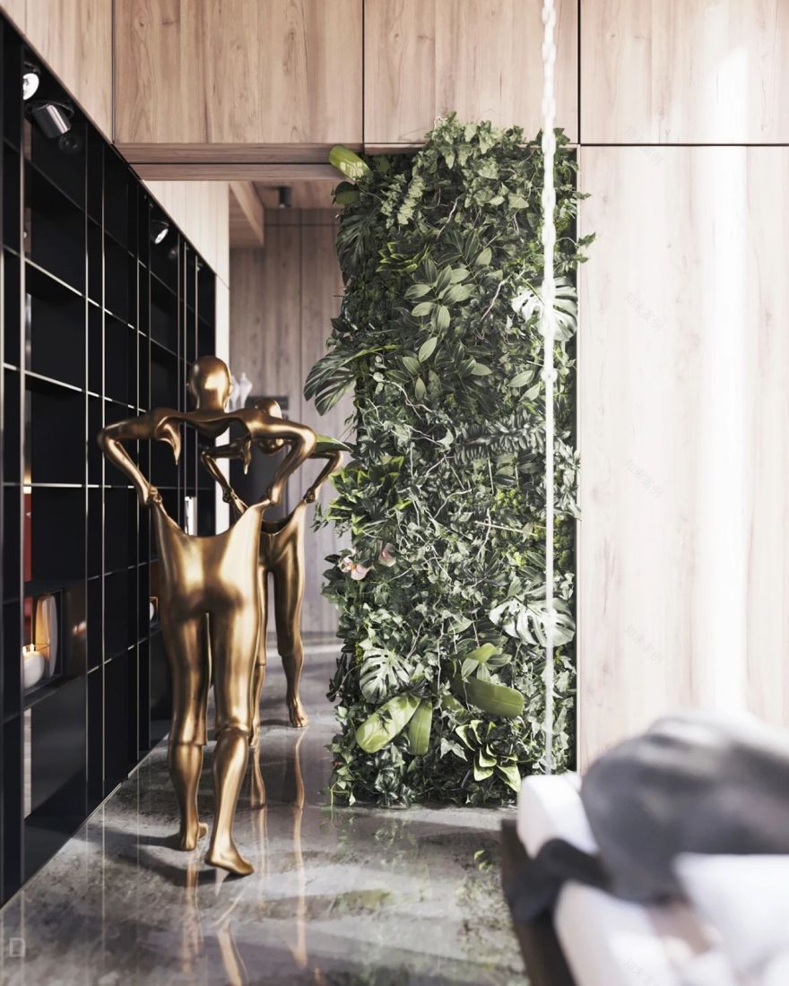 现代简约玄关设计-9