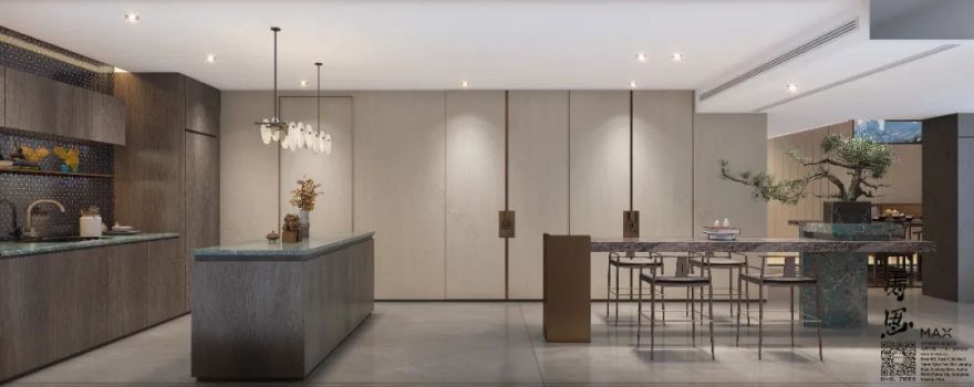 轻奢新中式室内设计丨意巢设计-35