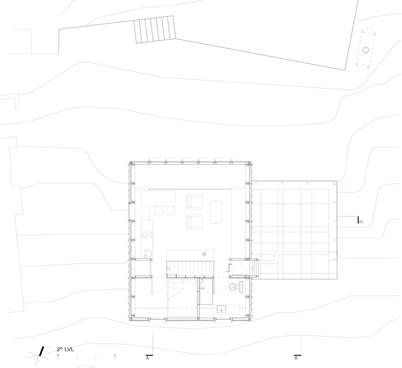 智利 A 字形尖顶别墅 | 山地建筑的简约之美-38