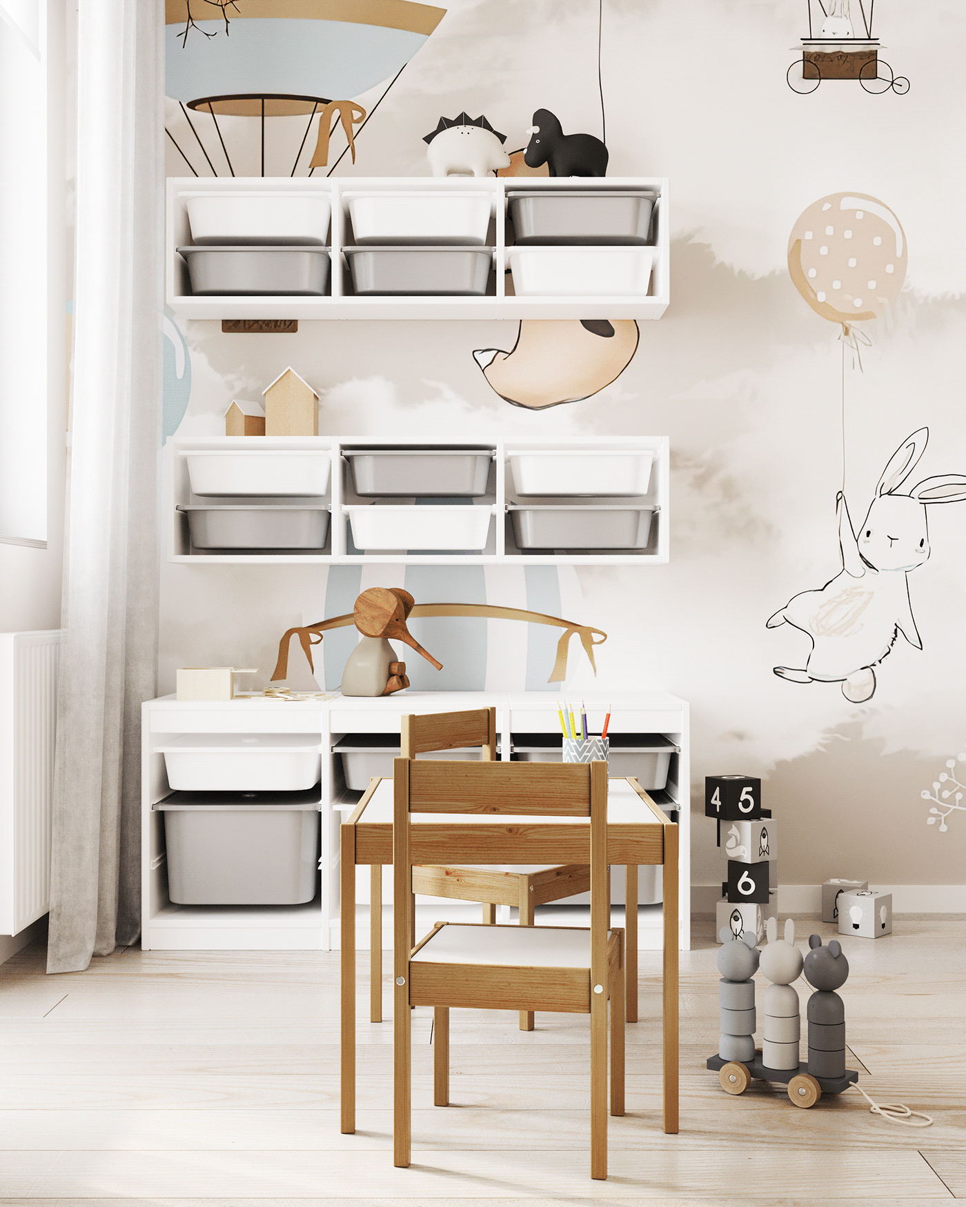 乌克兰85㎡简约风公寓设计-29