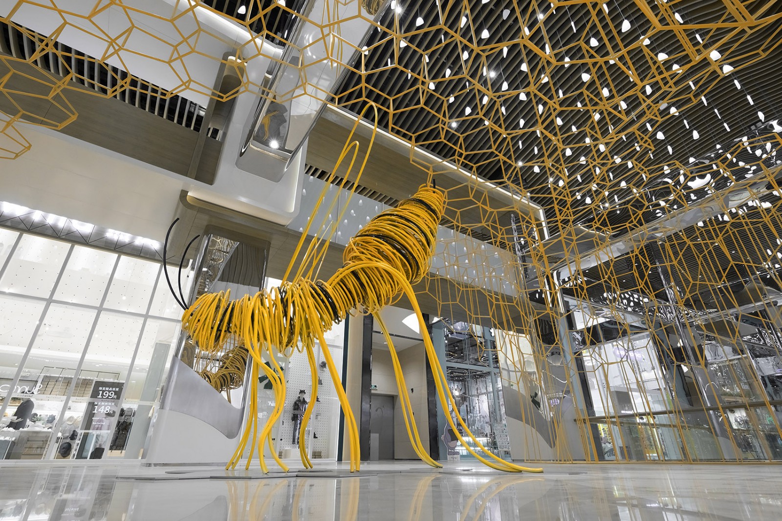 深圳蜂巢大型艺术装置：哲外艺术设计-12