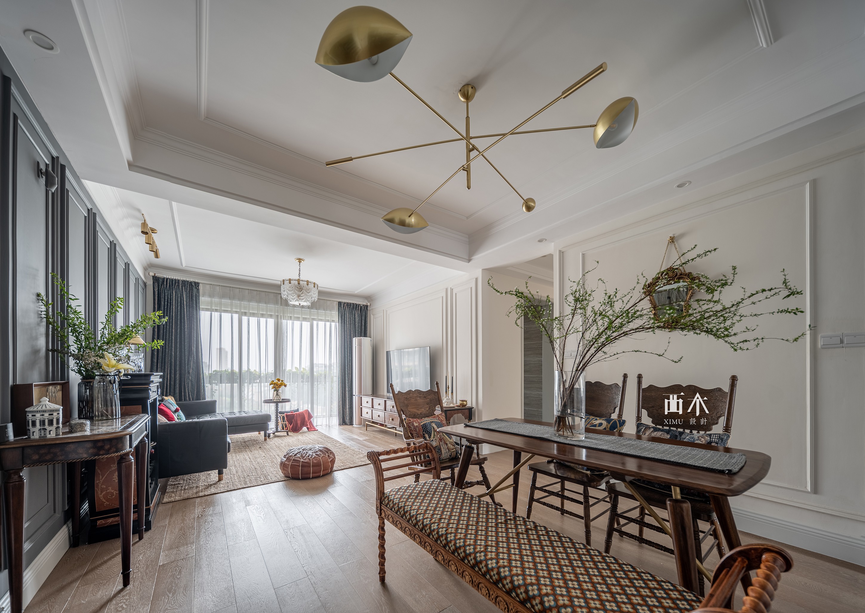 龙湖 U 城美式混搭风住宅设计丨中国重庆丨XIMU DESIGN-0