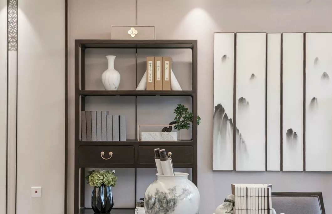 大地色与中式蓝的完美融合，打造优雅简约的人居空间-60