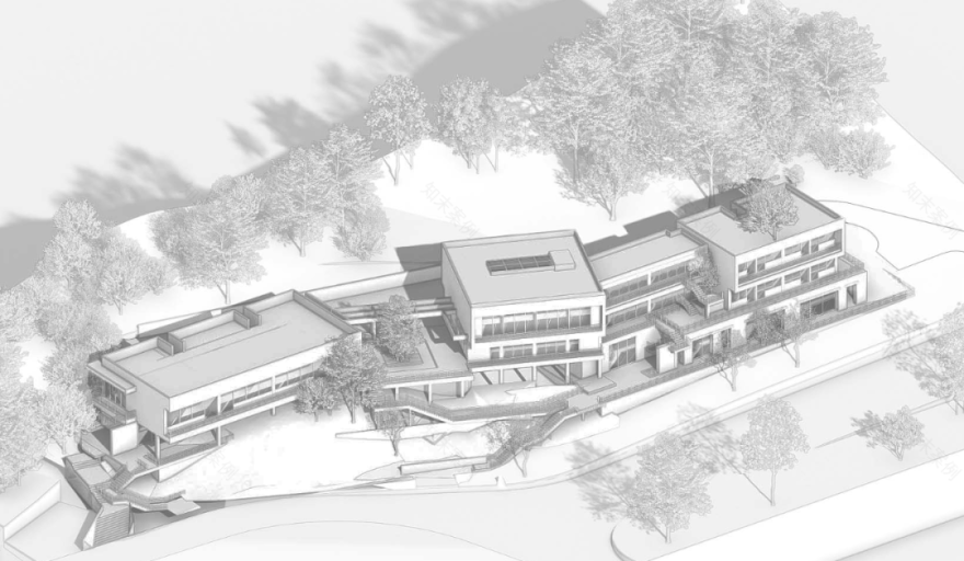 因石而立栖木为生|我院设计的浙江农林大学古树名木保护研究院奠基开工!-39