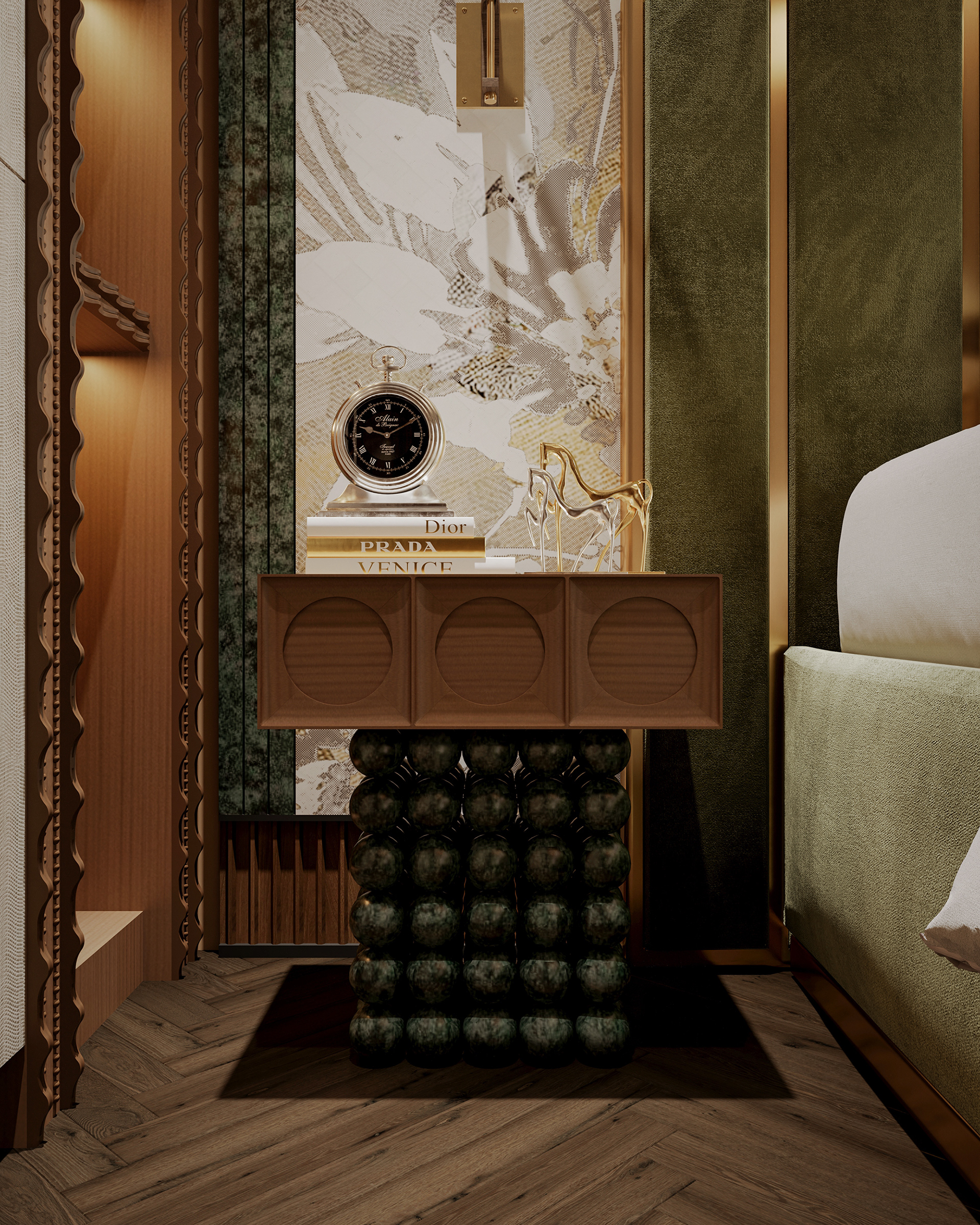 ARTDECO卧室设计丨越南河内-15