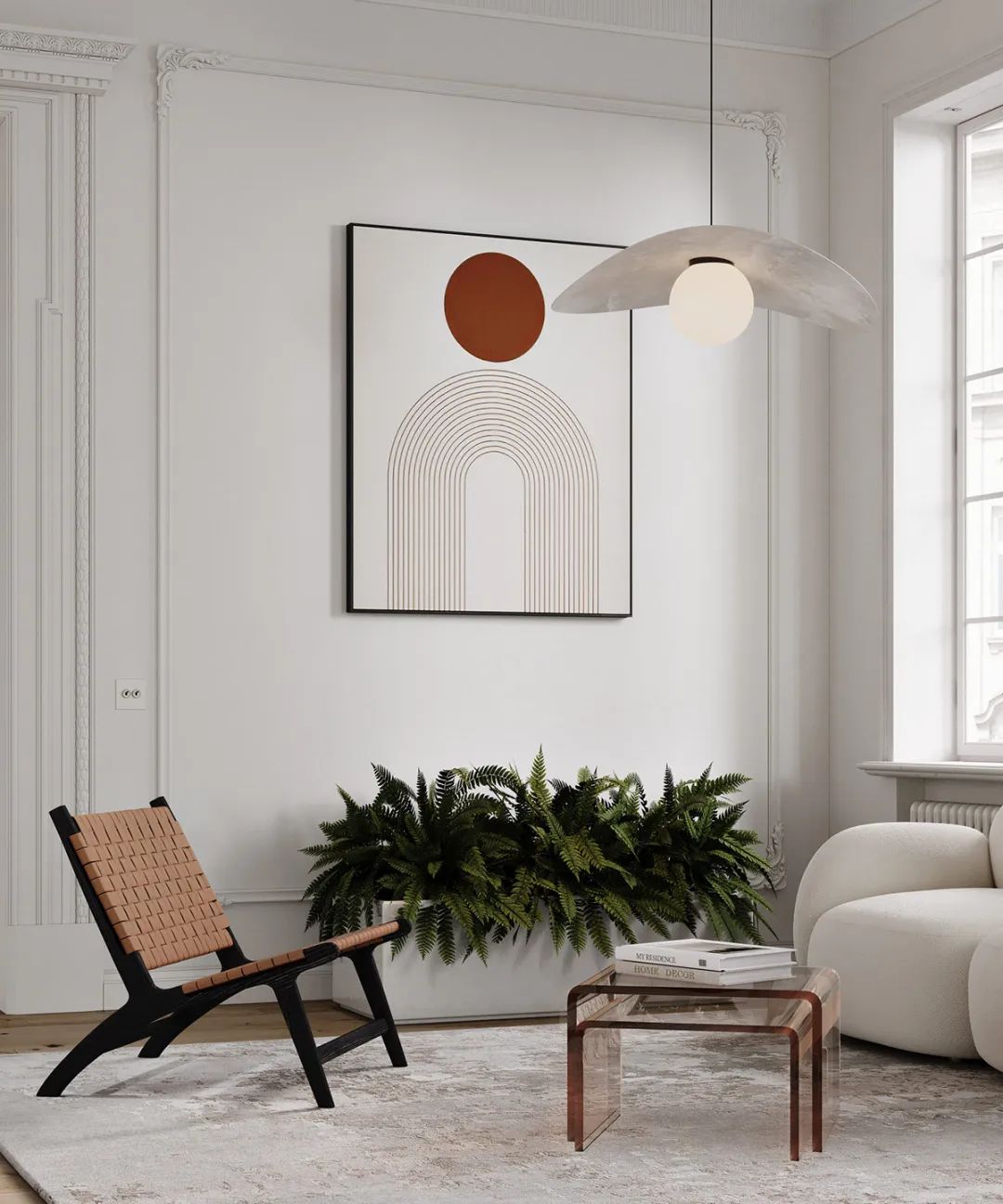 纯白极简公寓丨Shamil Kalimulaev-13