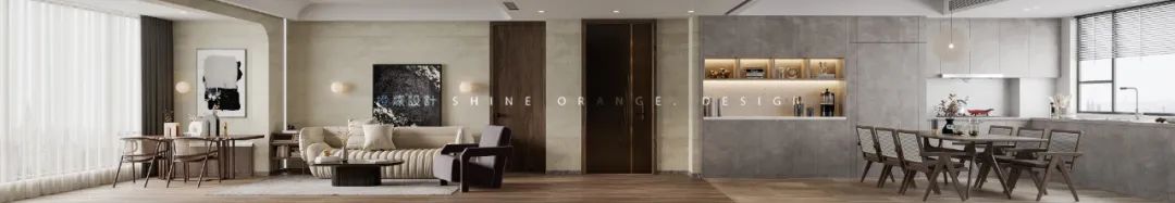 《橙熹设计》全案设计,侘寂风格,自然简约-58