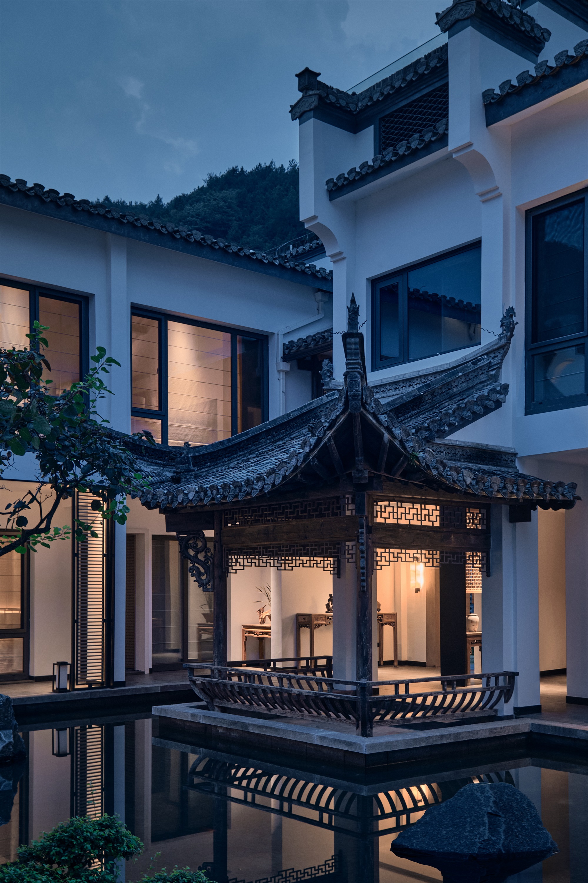 黄山紫阳烟雨度假酒店丨中国安徽丨风合睦晨空间设计-96