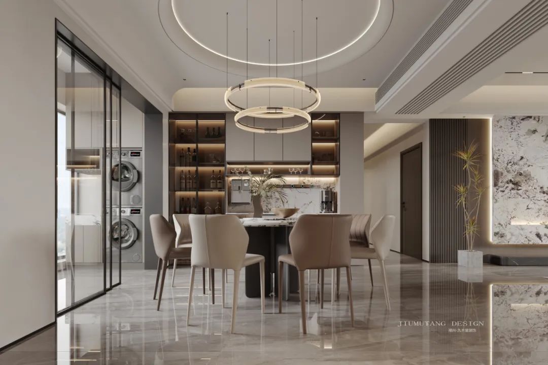 韩东府现代轻奢风家居设计丨九木堂设计-26