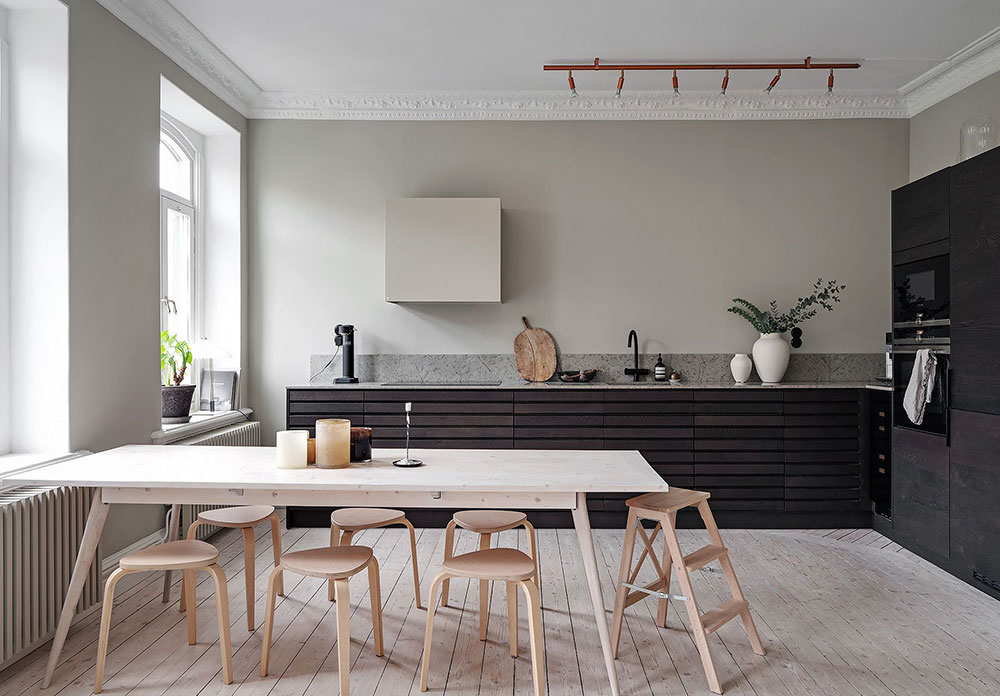 瑞典哥德堡独特公寓设计，古典与现代的完美融合-5