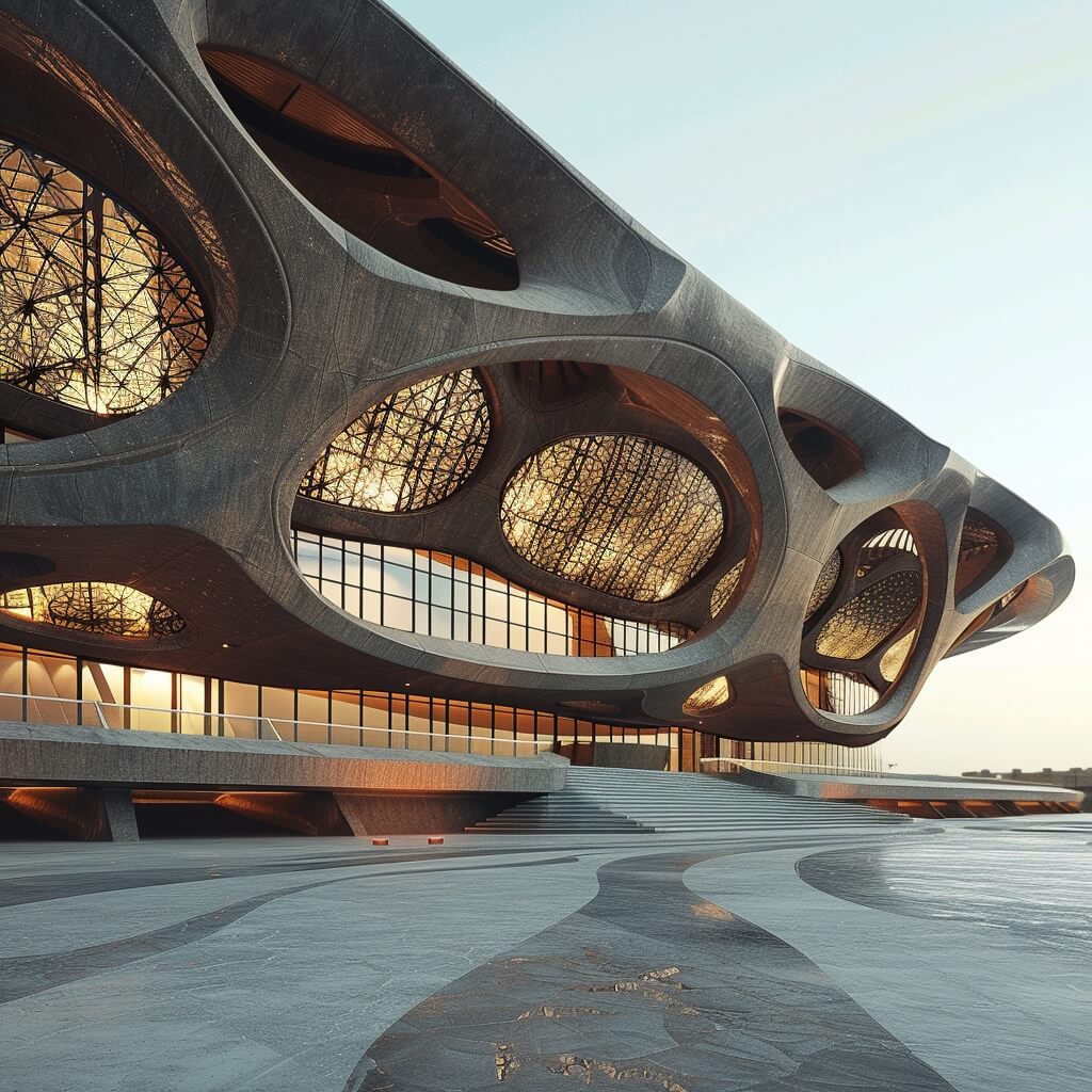 丘比内赫体育场丨卡塔尔多哈丨Green Clay Architecture-11