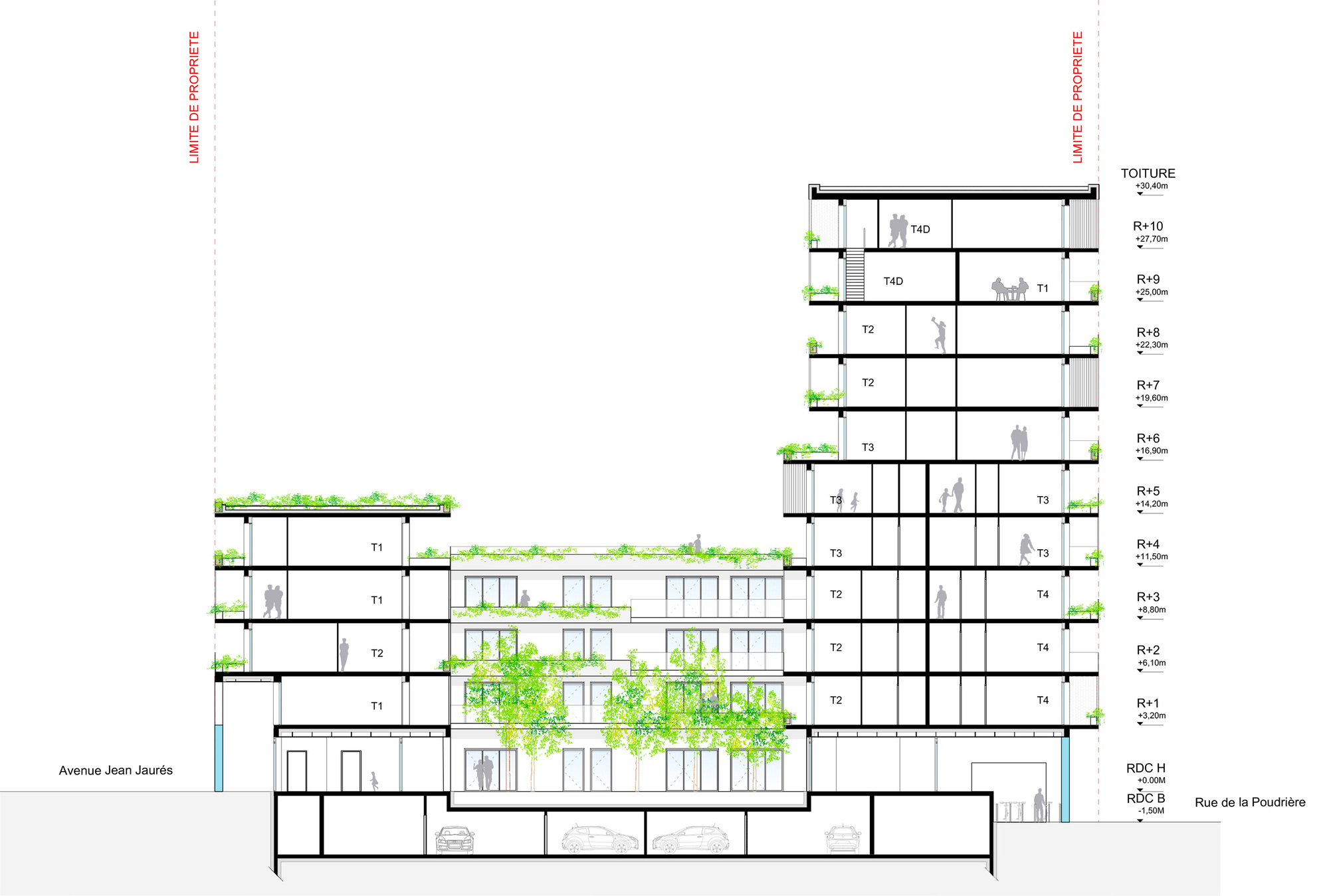 罗莎·帕克斯公寓丨法国第戎丨Hamonic+Masson & Associés-41