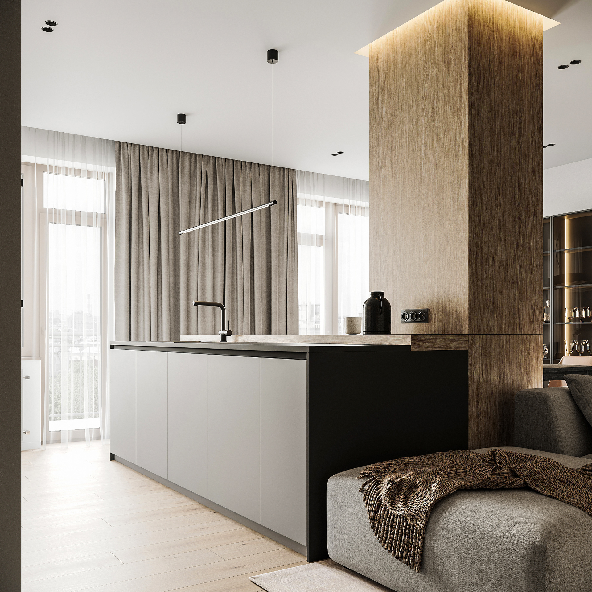 Nansen Apartaments 公寓室内设计丨亚美尼亚丨Bodes studio-10