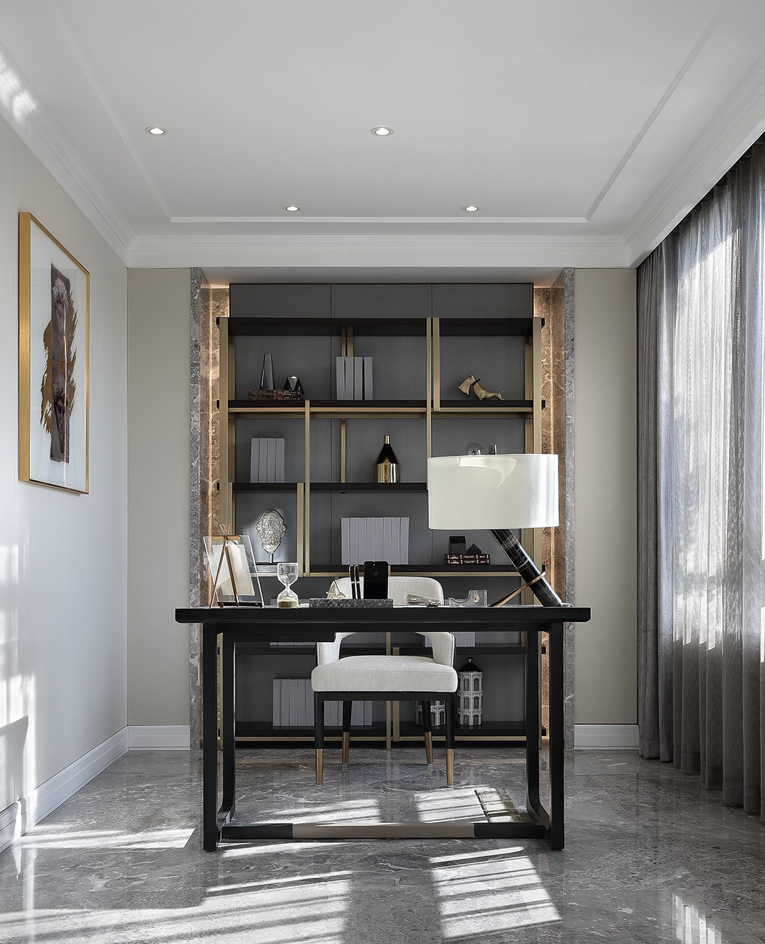 悦云庄D户型样板间软装陈列深化设计-16