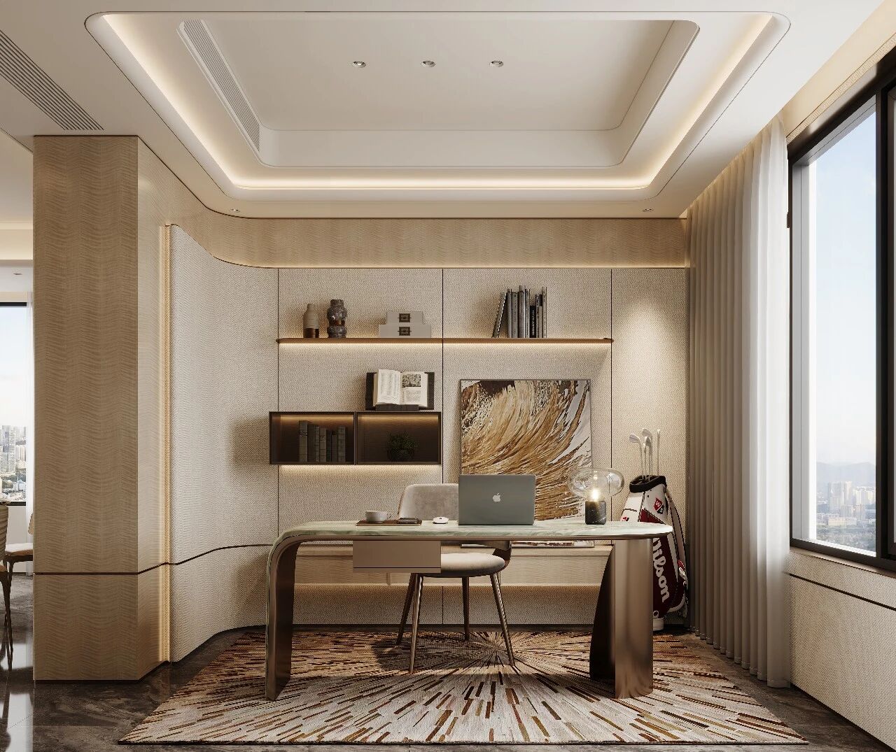 云归心自安样板房设计丨庄锦星(国广一叶装饰设计机构董事合伙人)-23