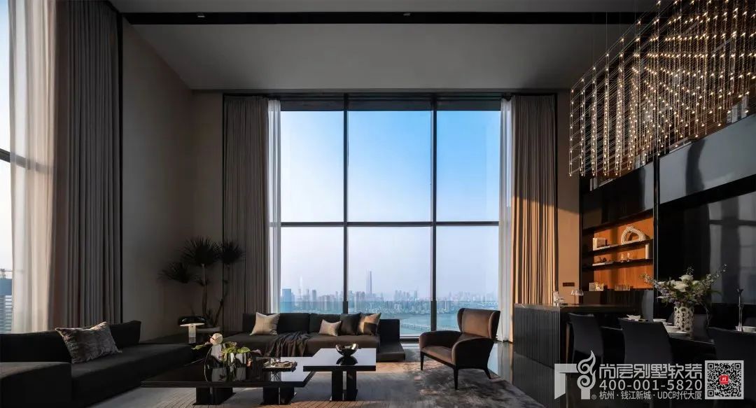 天空之镜 · 现代软装设计打造静谧湖景别墅丨杭州尚层装饰-15