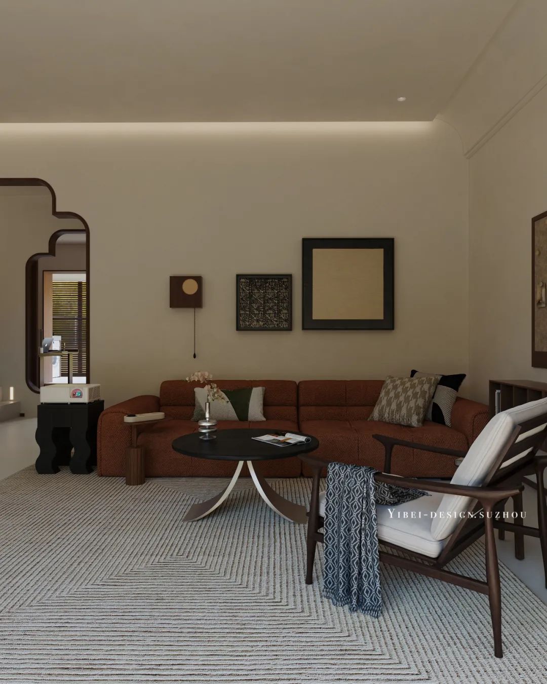 苏州老钱风家装设计丨中国苏州丨YIBEI DESIGN-8