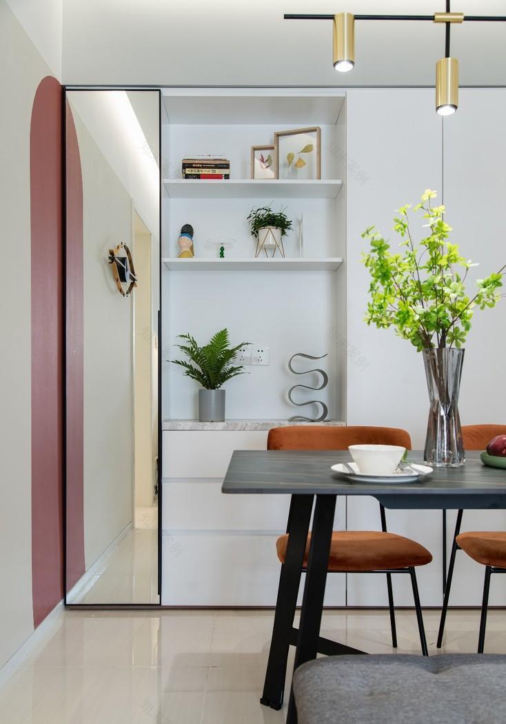 深漂女孩的梦幻家园 | 色彩缤纷的多功能空间设计-6