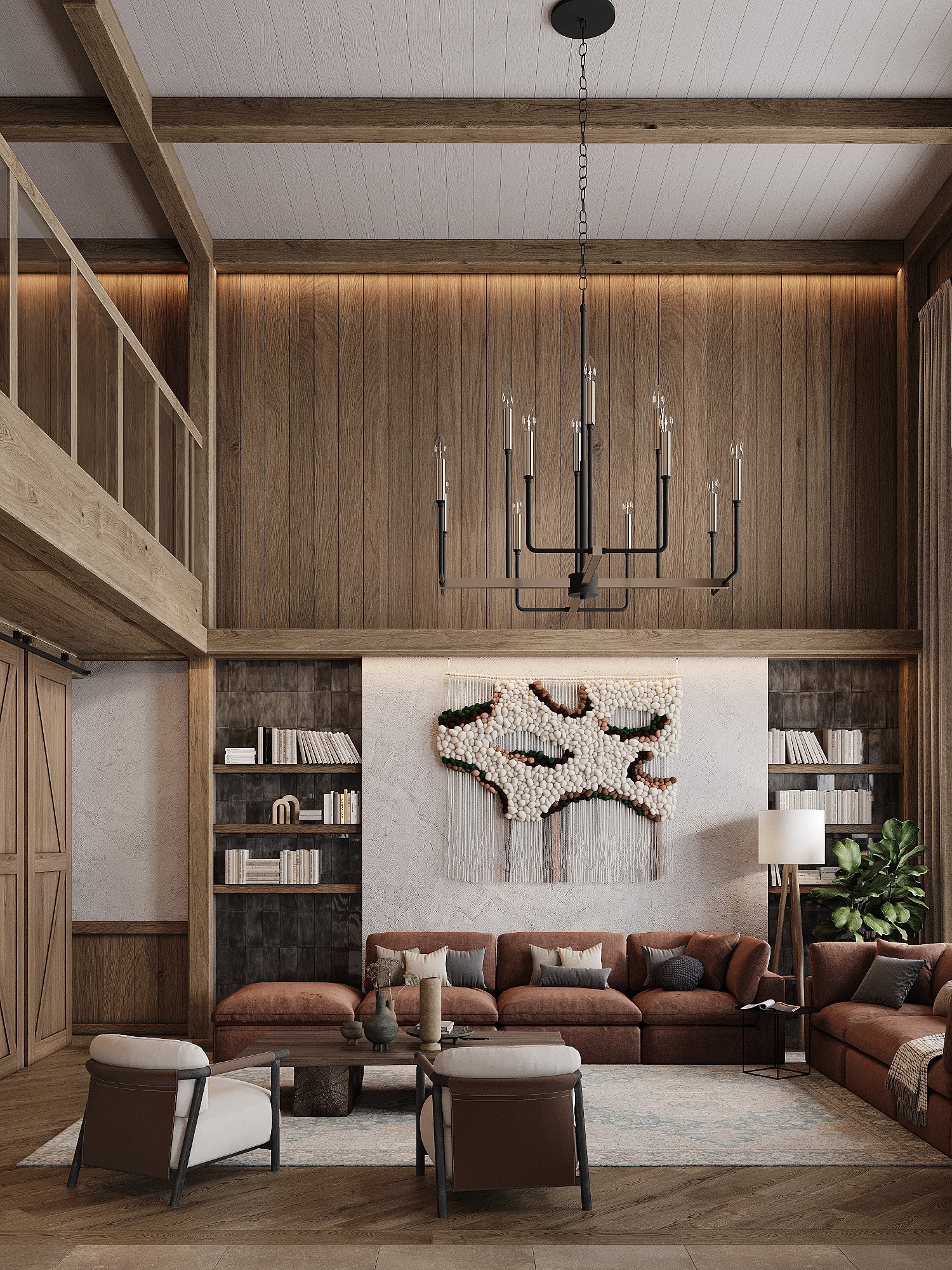 INTERIOR DESIGN IN A PRIVATE HOUSE / MOSCOW REGION-0