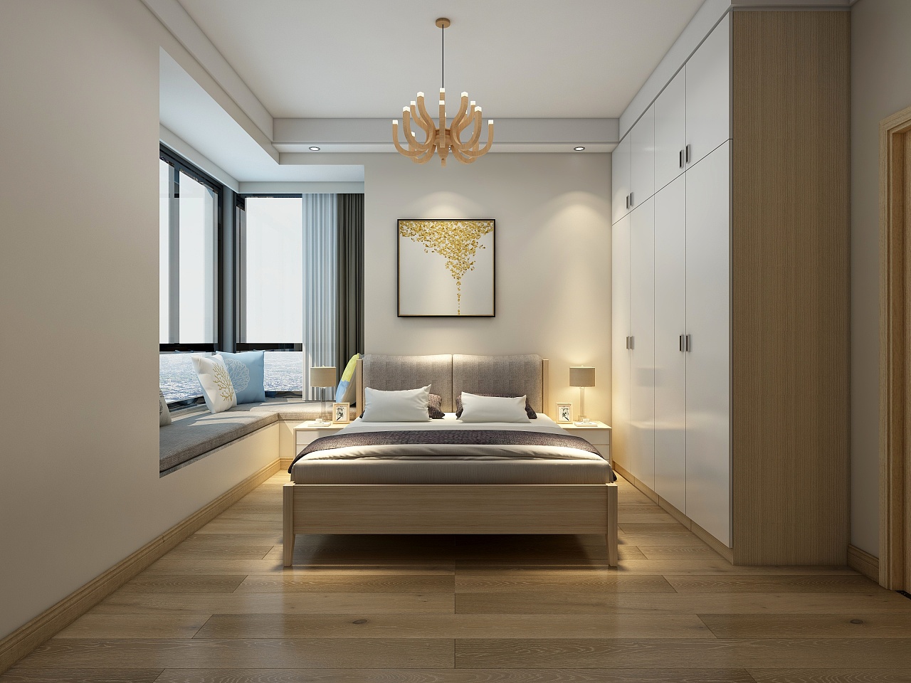 现代原木风三居室设计丨中国广州-13