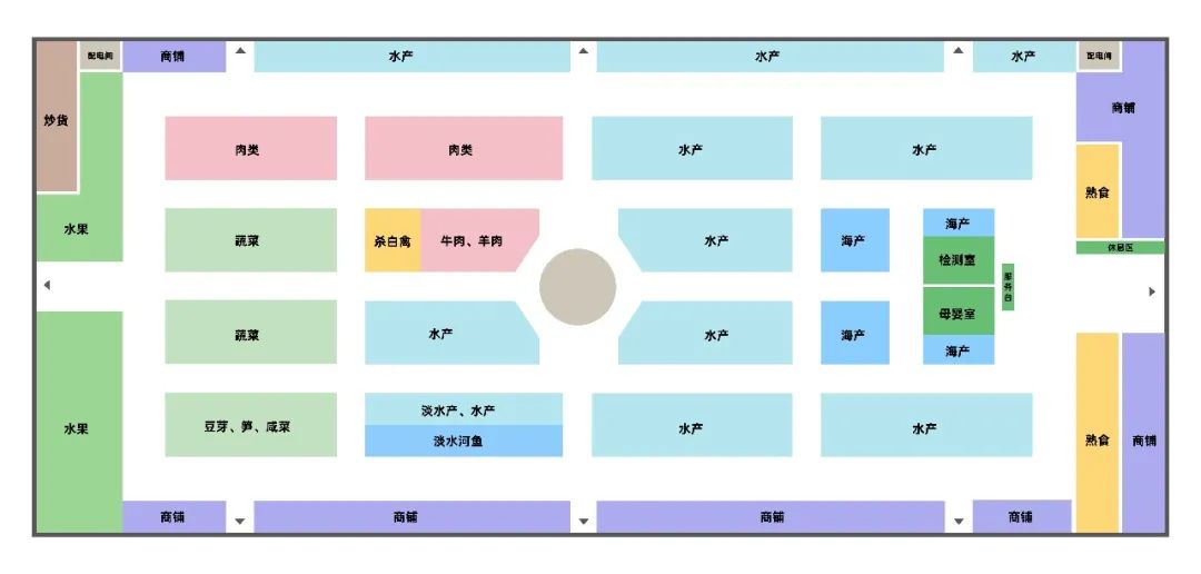 坐落千年古镇，横溪菜场改造升级，新中式田园风刷新菜场“高颜值”！-127