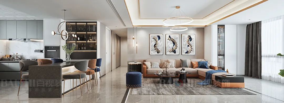 百视装饰·汀海壹品现代轻奢设计案例解析-110