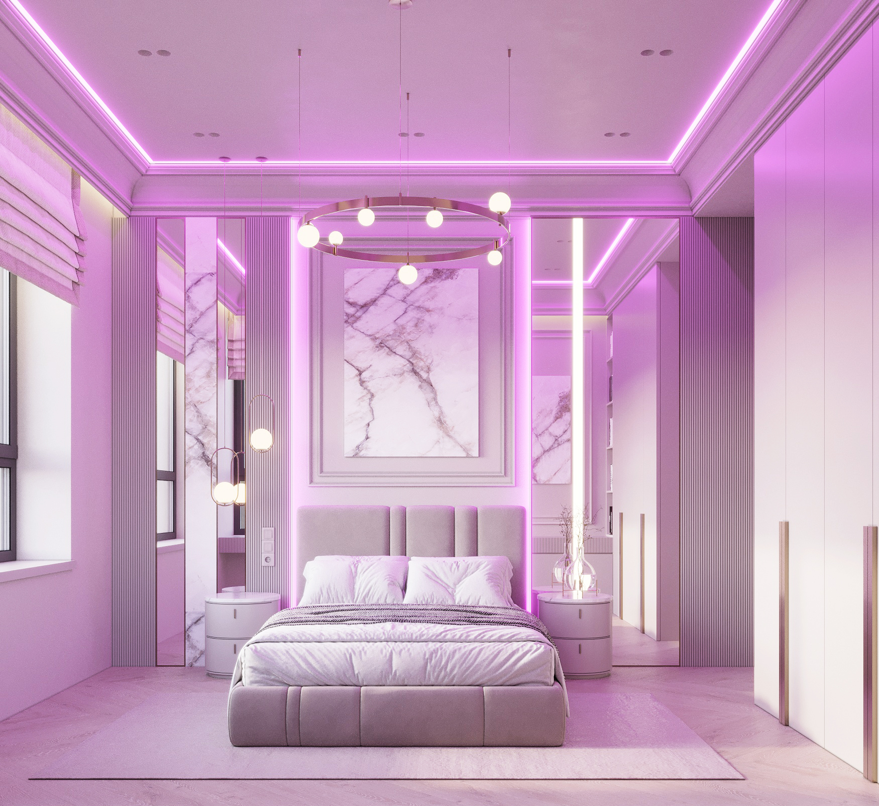 Bedroom design in Shapovalivka-4