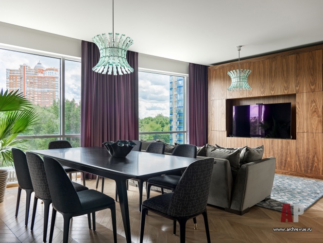 莫斯科带石膏浮雕及定制家具的现代公寓设计丨俄罗斯莫斯科丨Евдокимова Ольга,Зайцева Олеся-15