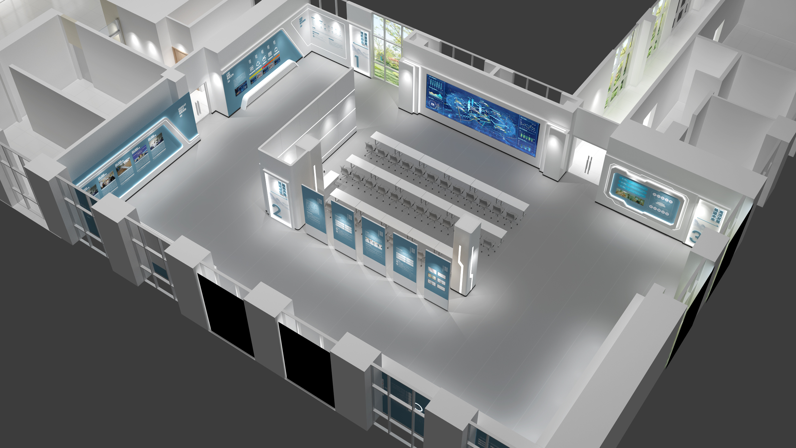 极简的展示空间（飞机稿）-8