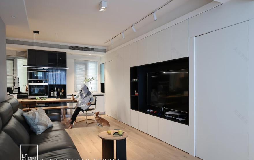 89㎡现代风爆改三房-26