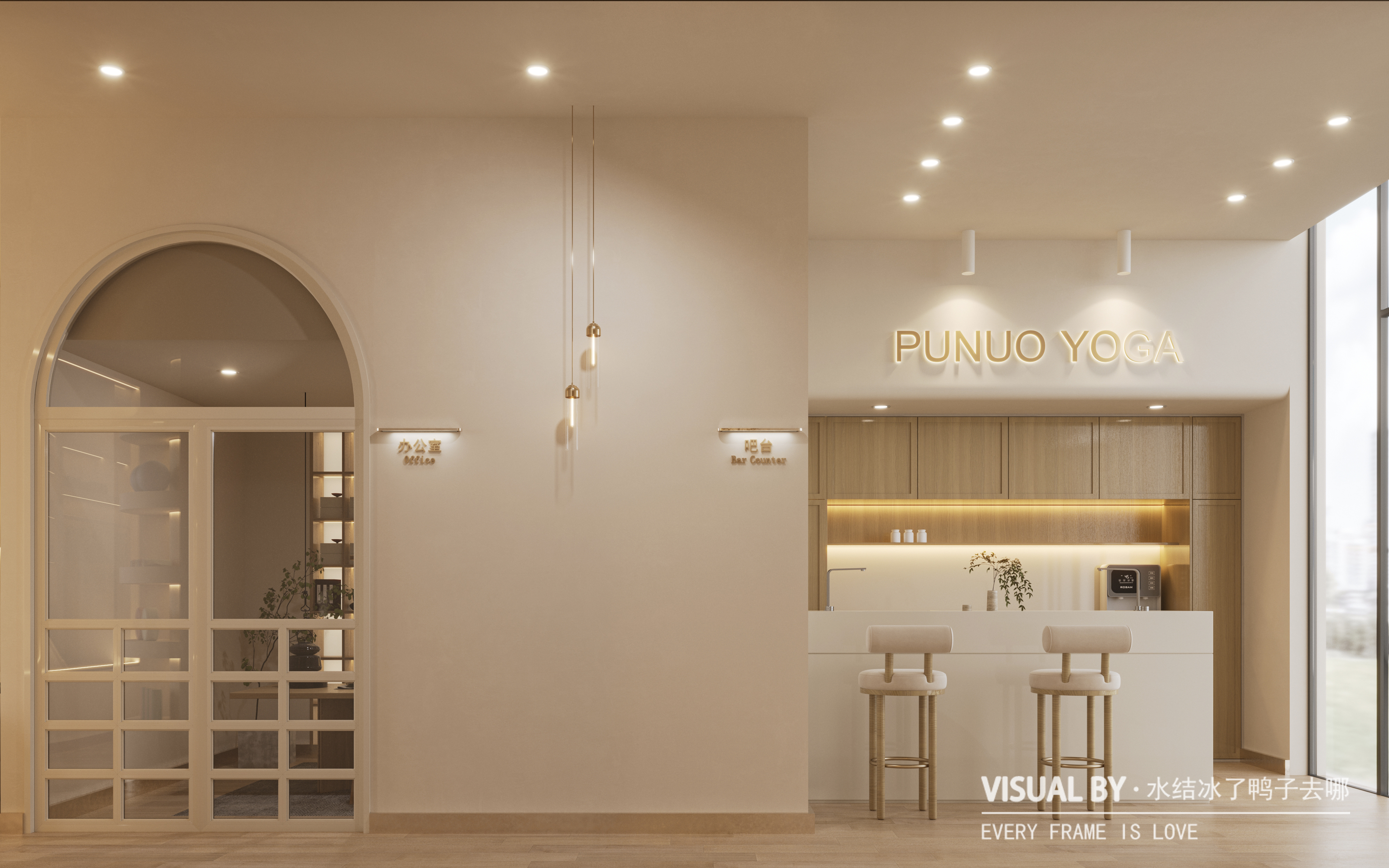 瑜伽店效果图-2