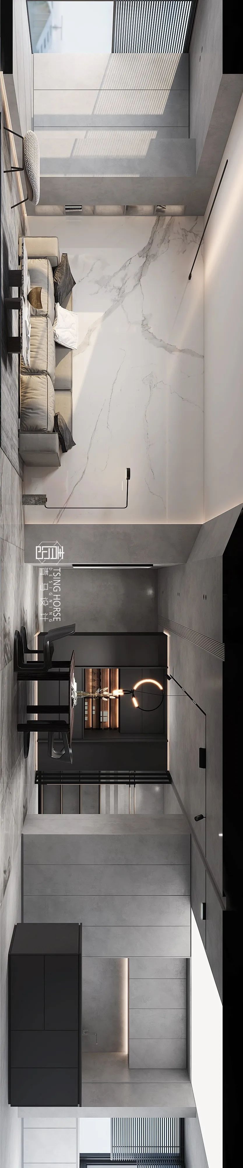 金地湖城大境 | 260㎡极简空间，等光来-49