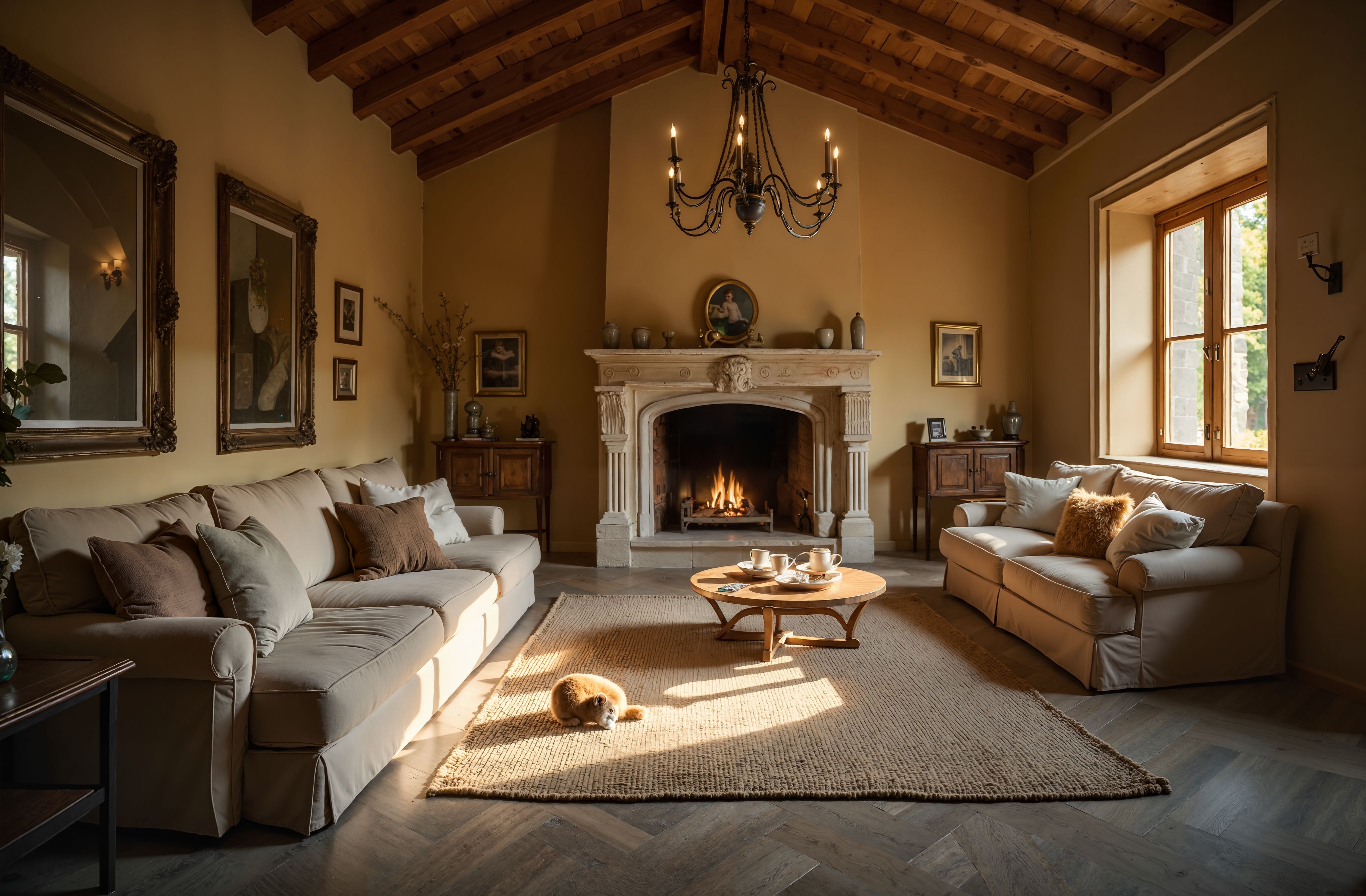 澄光漫溢，结构叙事：筑就法式乡村的呼吸感-12