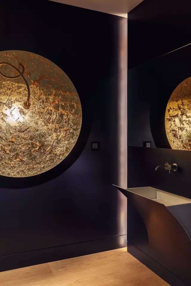 俄罗斯 380㎡简约精致豪宅 | 功能布局与艺术品相得益彰-60