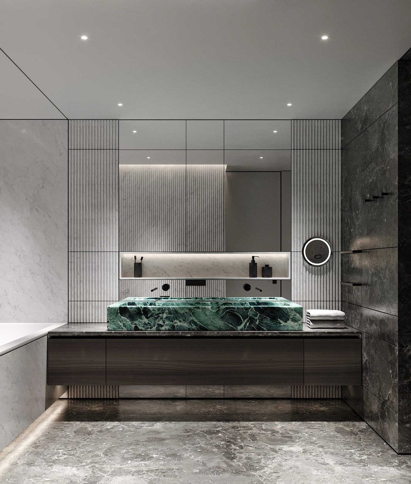 诺沃戈尔斯克一栋住宅的室内设计-23